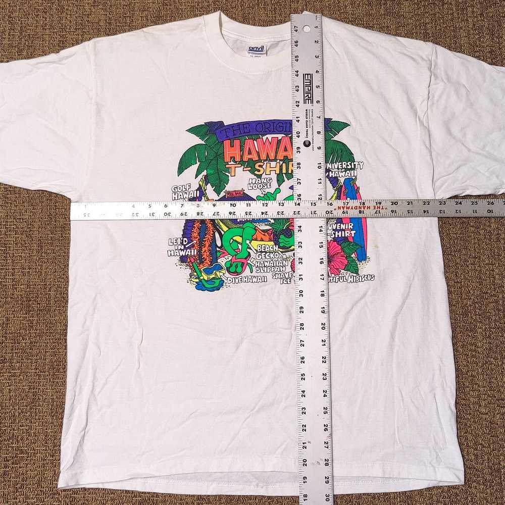 Anvil Hawaii Gecko Beach Tourist T Shirt vtg 80s … - image 2