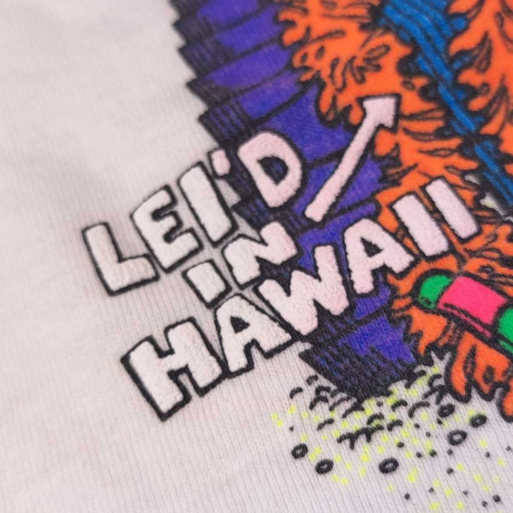 Anvil Hawaii Gecko Beach Tourist T Shirt vtg 80s … - image 7