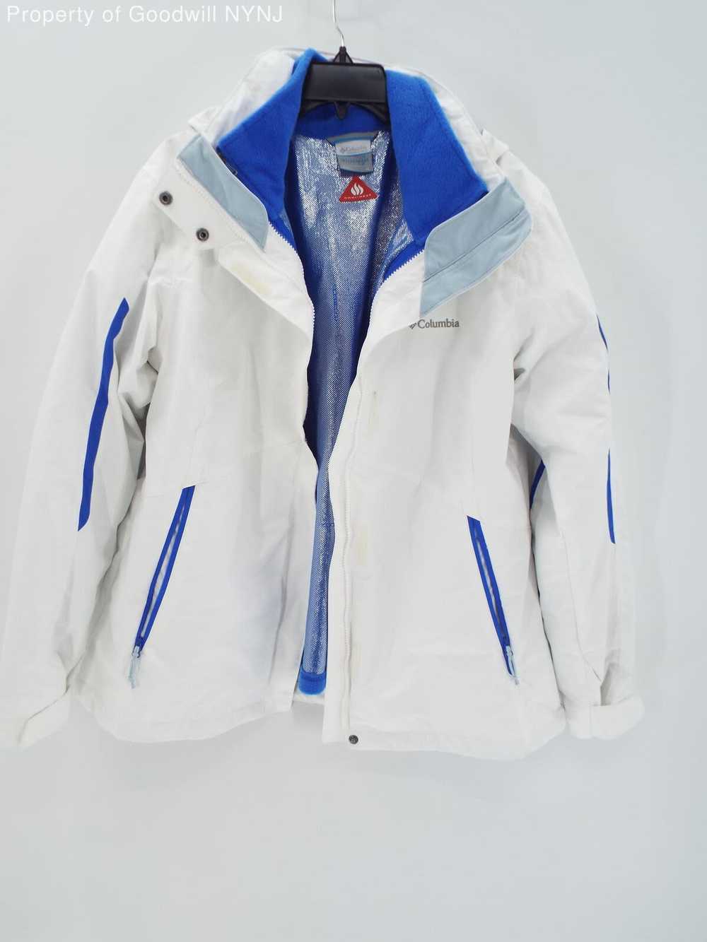 Columbia Men's White And Blue Jacket Size XL - image 1