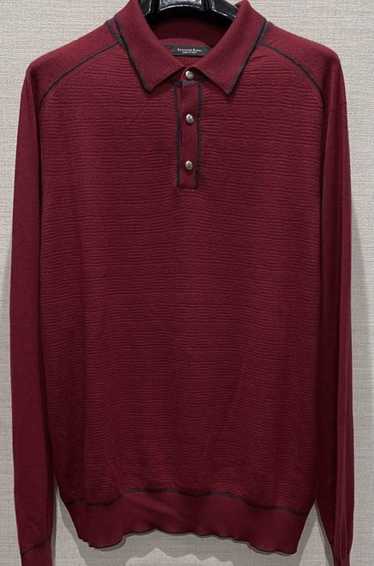 Stefano Ricci Stefano Ricci Silk Long Sleeve Polo 