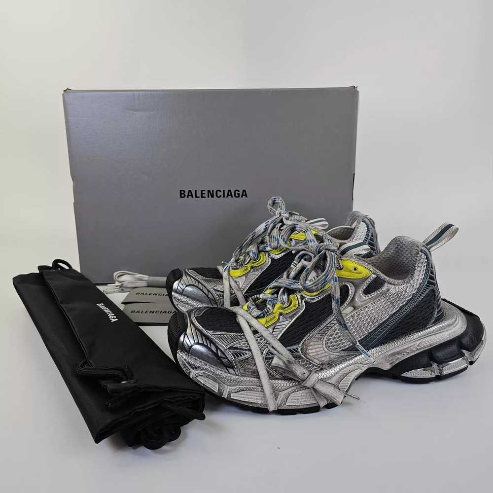 Balenciaga Balenciaga 3XL Men's White/Yellow Low … - image 2