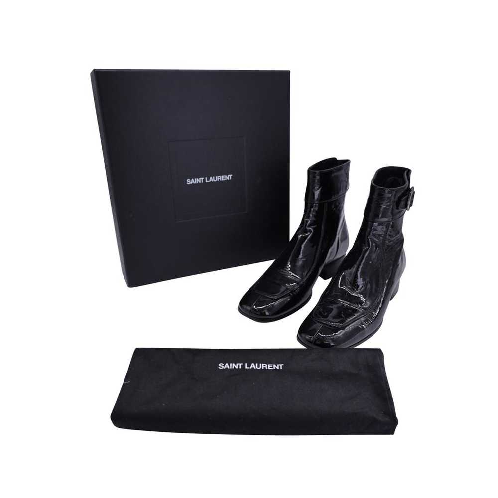 Saint Laurent Patent leather ankle boots - image 9