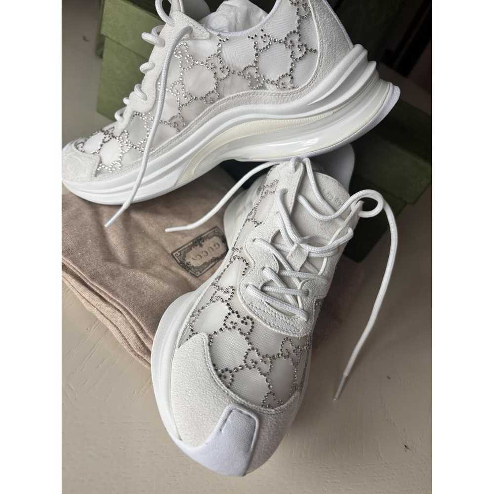 Gucci Rhyton glitter trainers - image 4