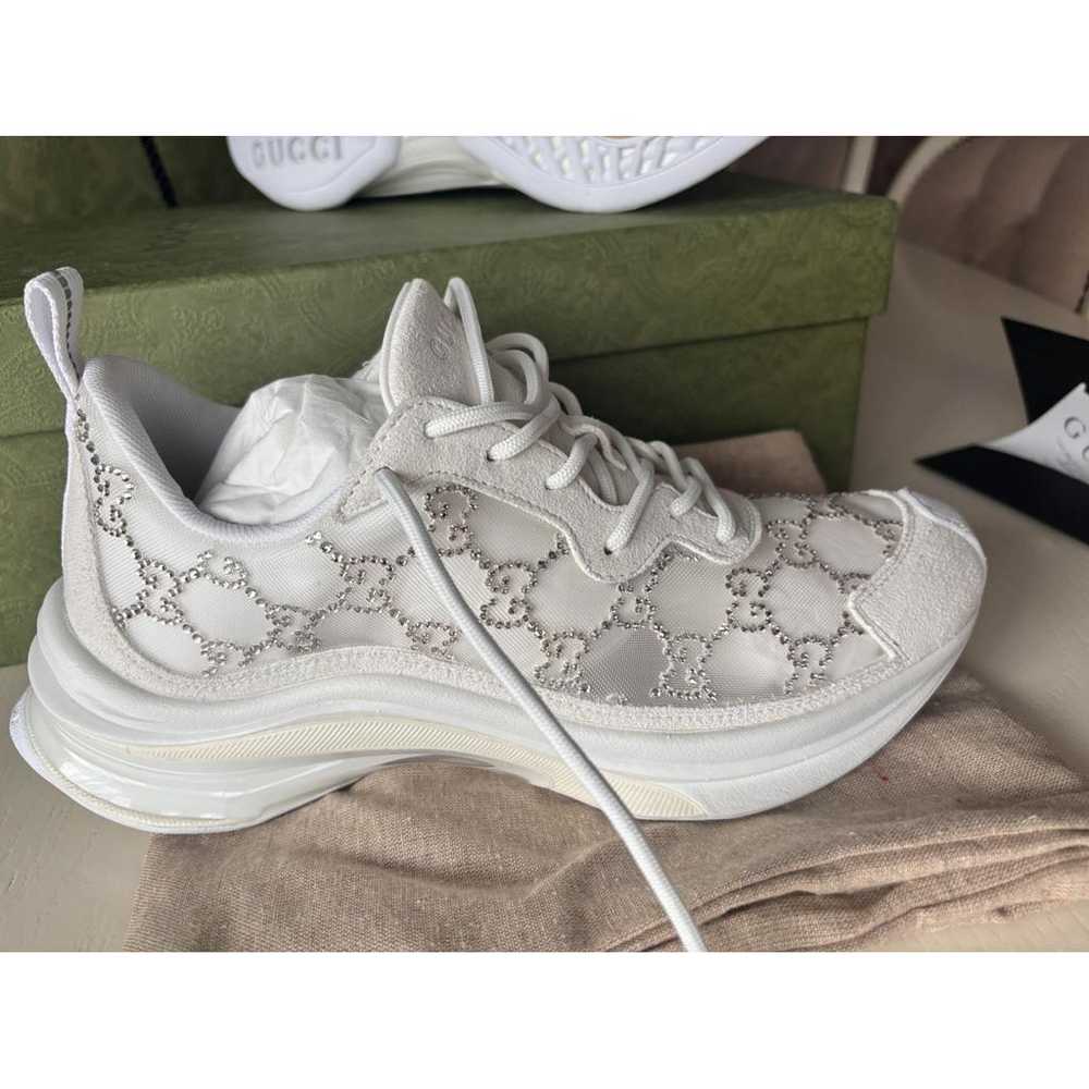 Gucci Rhyton glitter trainers - image 7