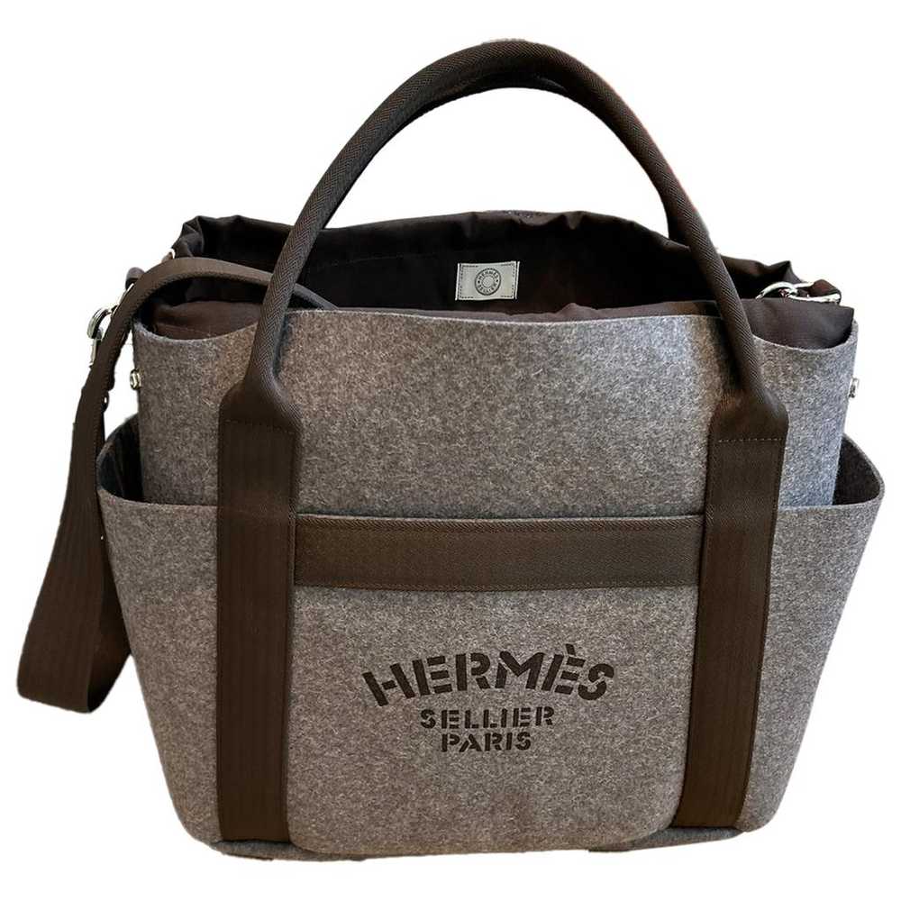 Hermès De Pansage wool tote - image 1