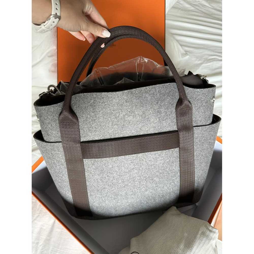 Hermès De Pansage wool tote - image 5