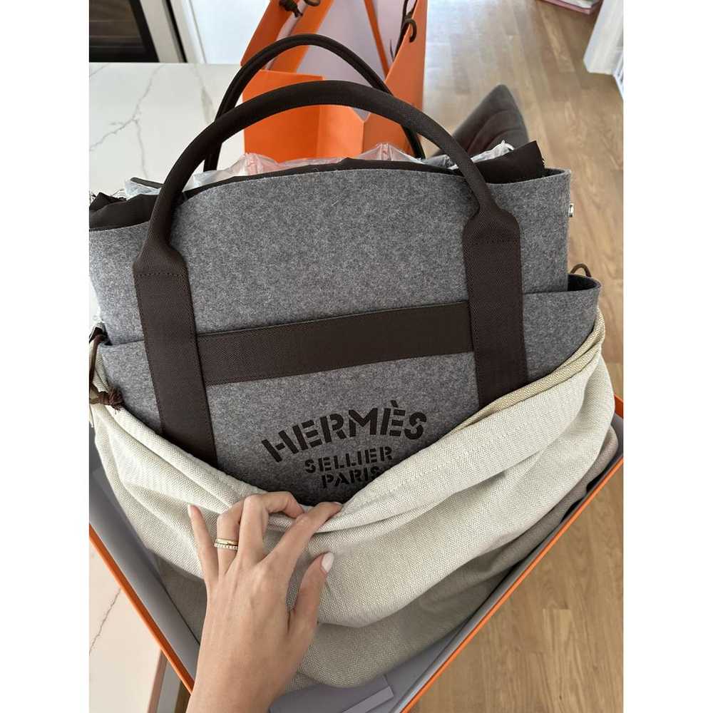 Hermès De Pansage wool tote - image 8