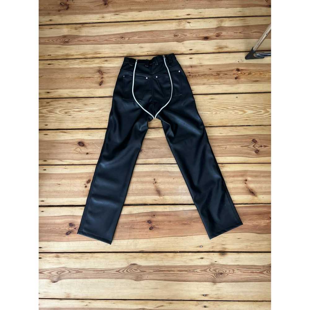 Gmbh Vegan leather straight pants - image 2