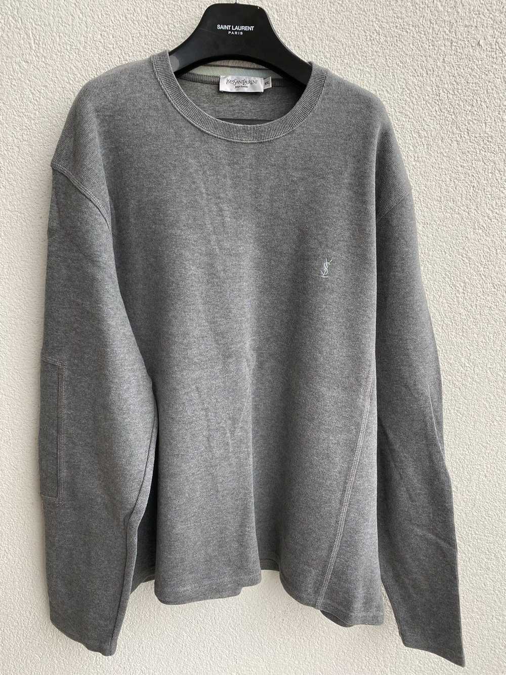 Yves Saint Laurent Grey YSL Sweatshirt - image 2