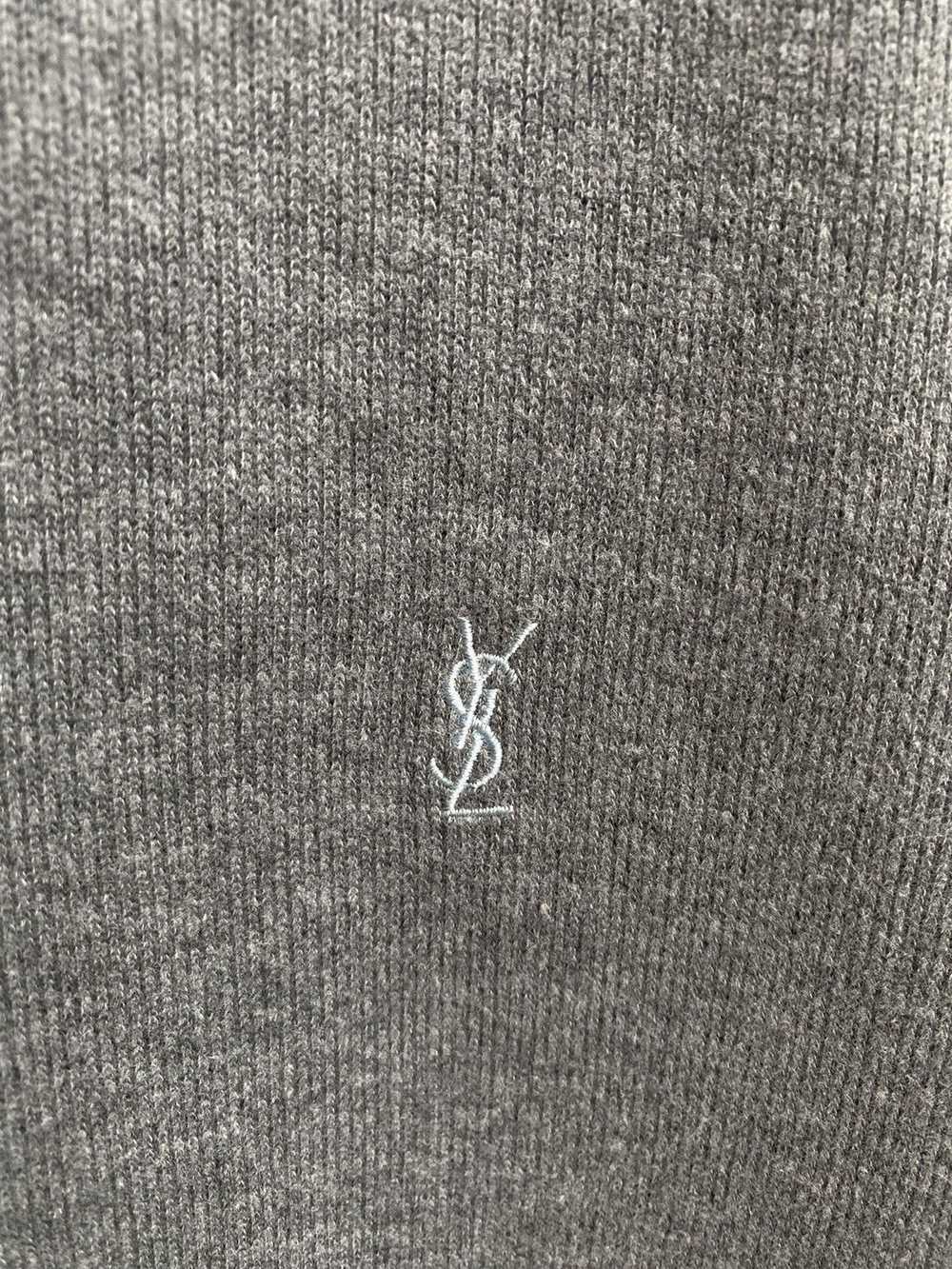 Yves Saint Laurent Grey YSL Sweatshirt - image 3