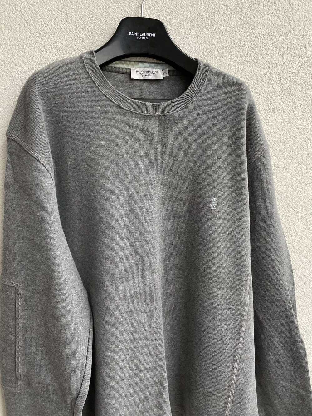 Yves Saint Laurent Grey YSL Sweatshirt - image 7