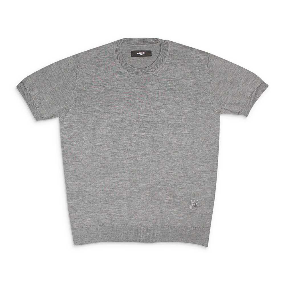 Amiri MA EMBROIDERED TEE Grey T-shirts Size XXXL - image 1