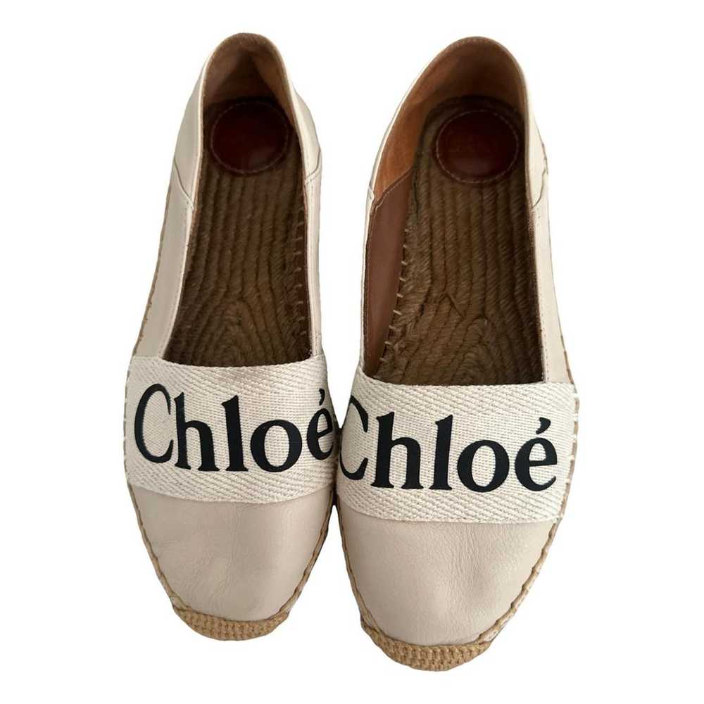 Chloé Woody leather espadrilles - image 1