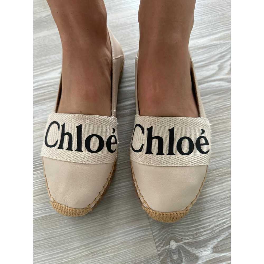 Chloé Woody leather espadrilles - image 4