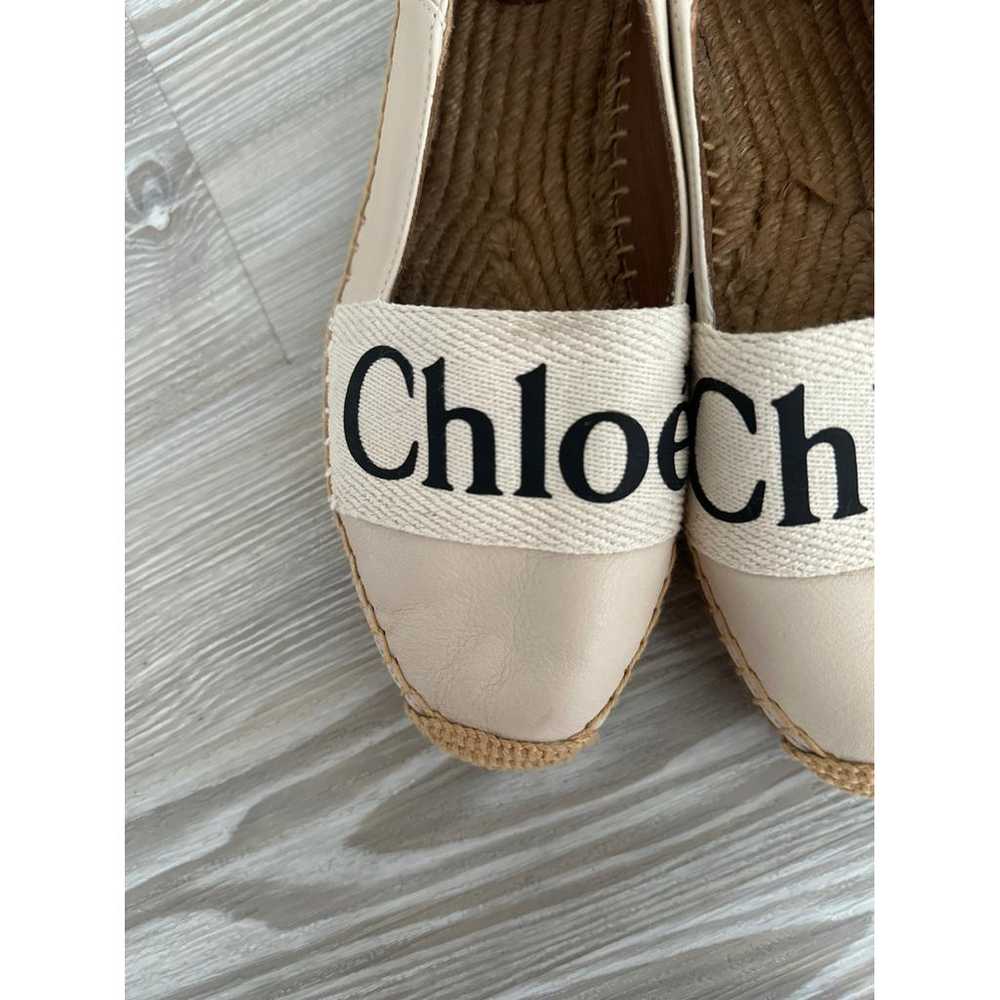 Chloé Woody leather espadrilles - image 9