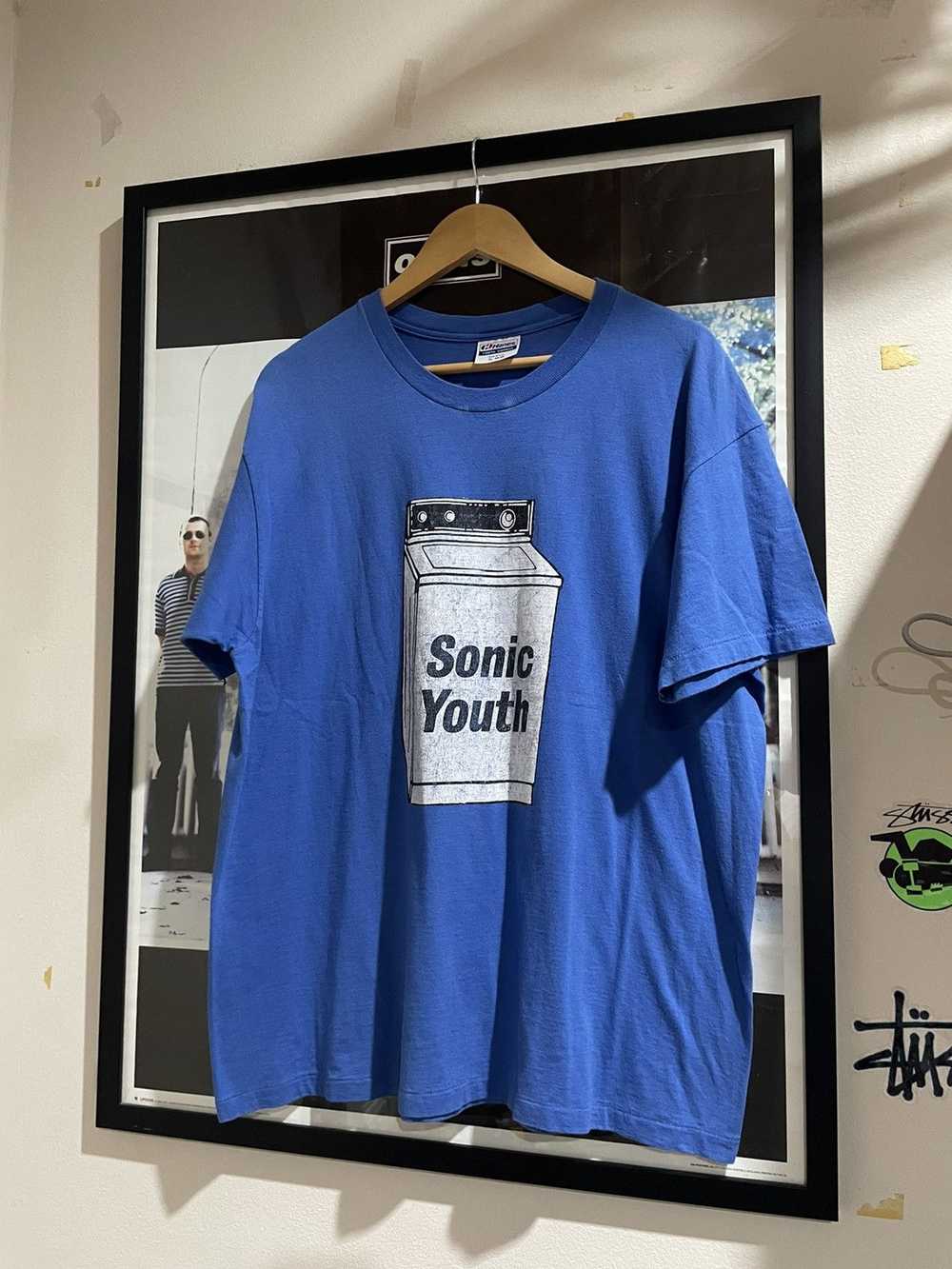 Band Tees × Streetwear × Vintage Sonic youth Wash… - image 1