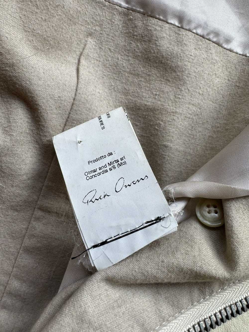 Rick Owens Rick Owens Jacket Sz S - image 7