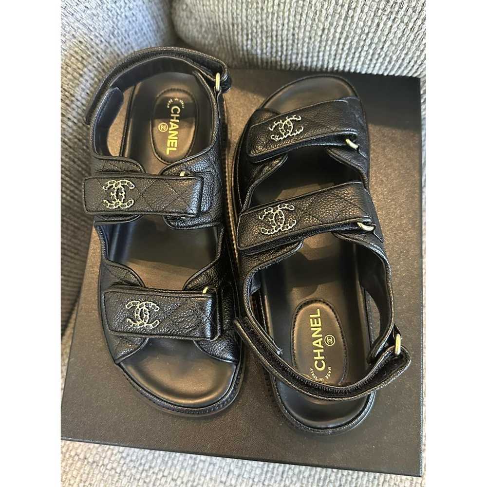 Chanel Dad Sandals leather sandal - image 3