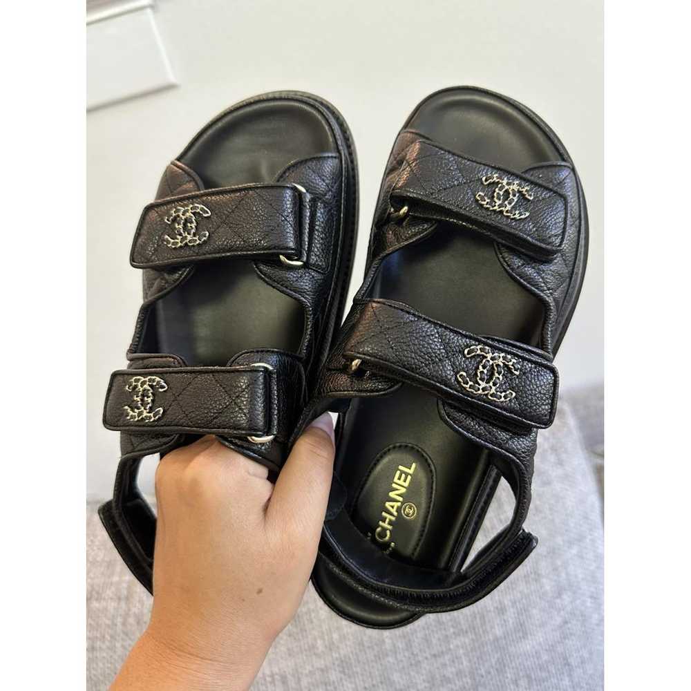 Chanel Dad Sandals leather sandal - image 7