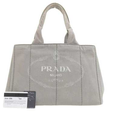 Prada PRADA Canapa Tote B1877B Handbag Bag Denim … - image 1