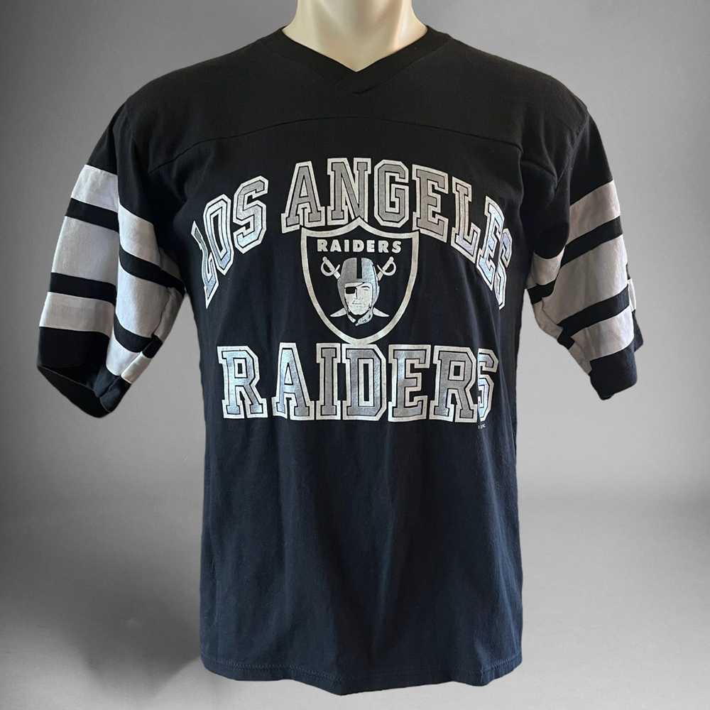 NFL Vintage Oakland Raiders 80s Shirt M Grunge Oa… - image 1