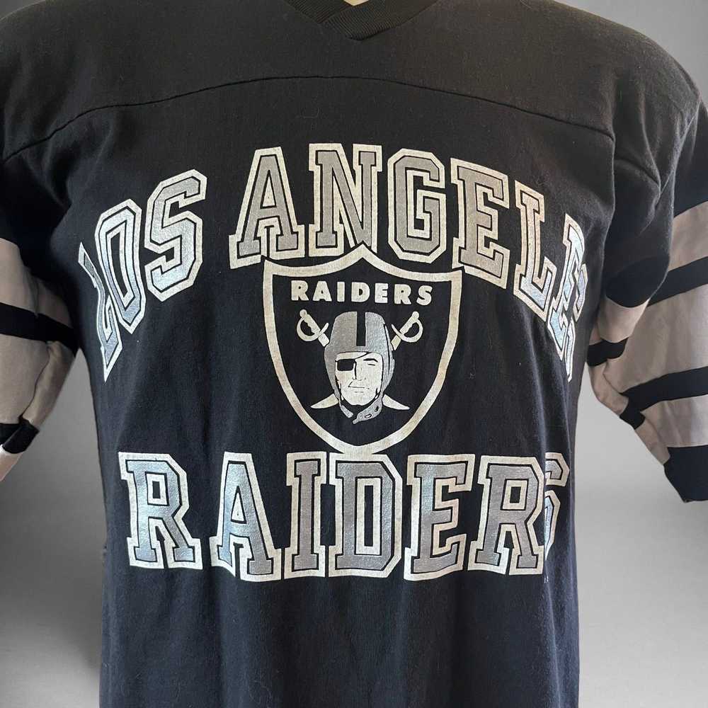 NFL Vintage Oakland Raiders 80s Shirt M Grunge Oa… - image 2