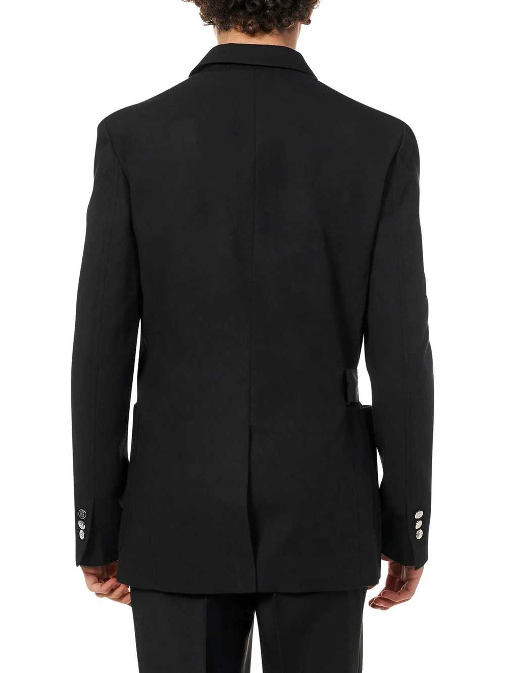 o1srvl11e1123 Side Tie Blazer in Black - image 3