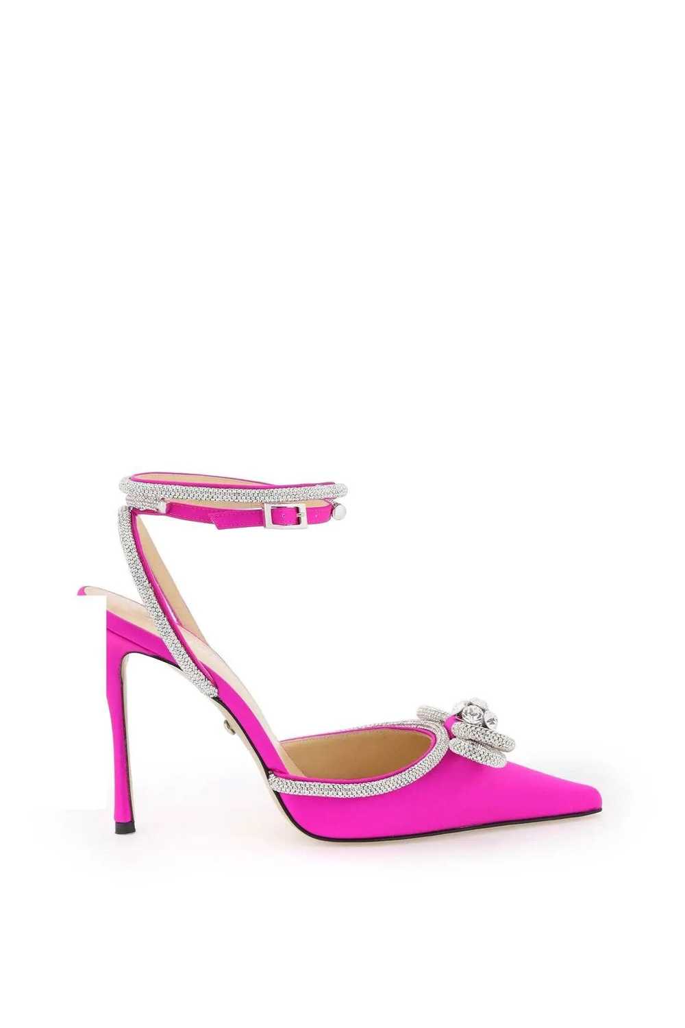 o1s22i1n1223 Satin Pumps in Fuchsia - image 1