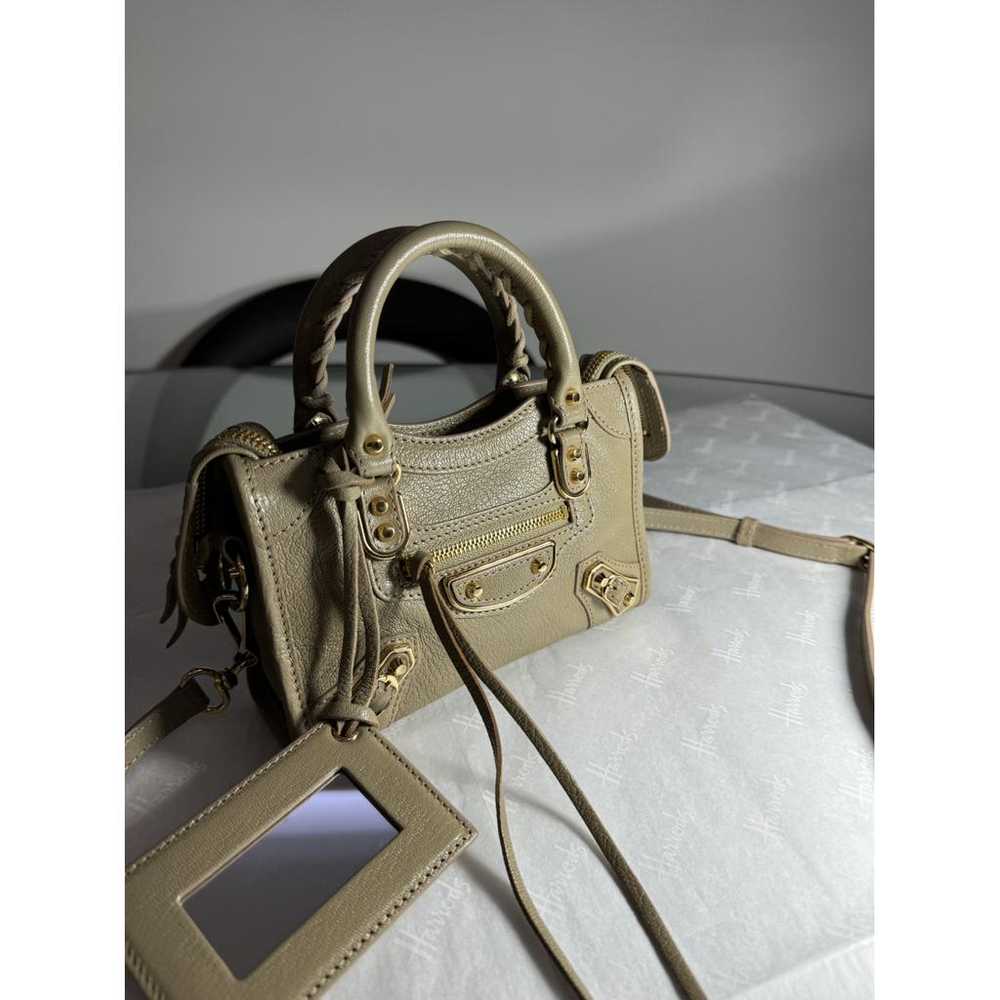 Balenciaga Classic Metalic leather handbag - image 10