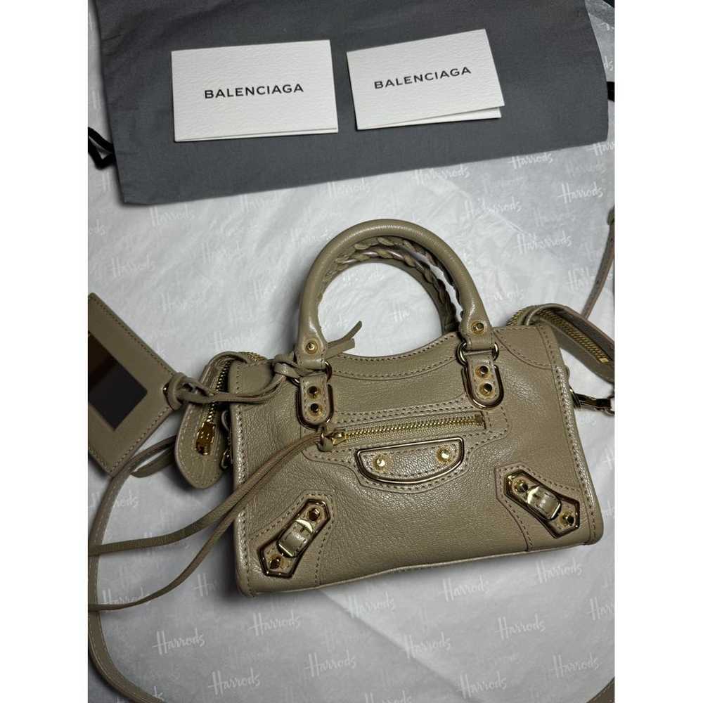 Balenciaga Classic Metalic leather handbag - image 2