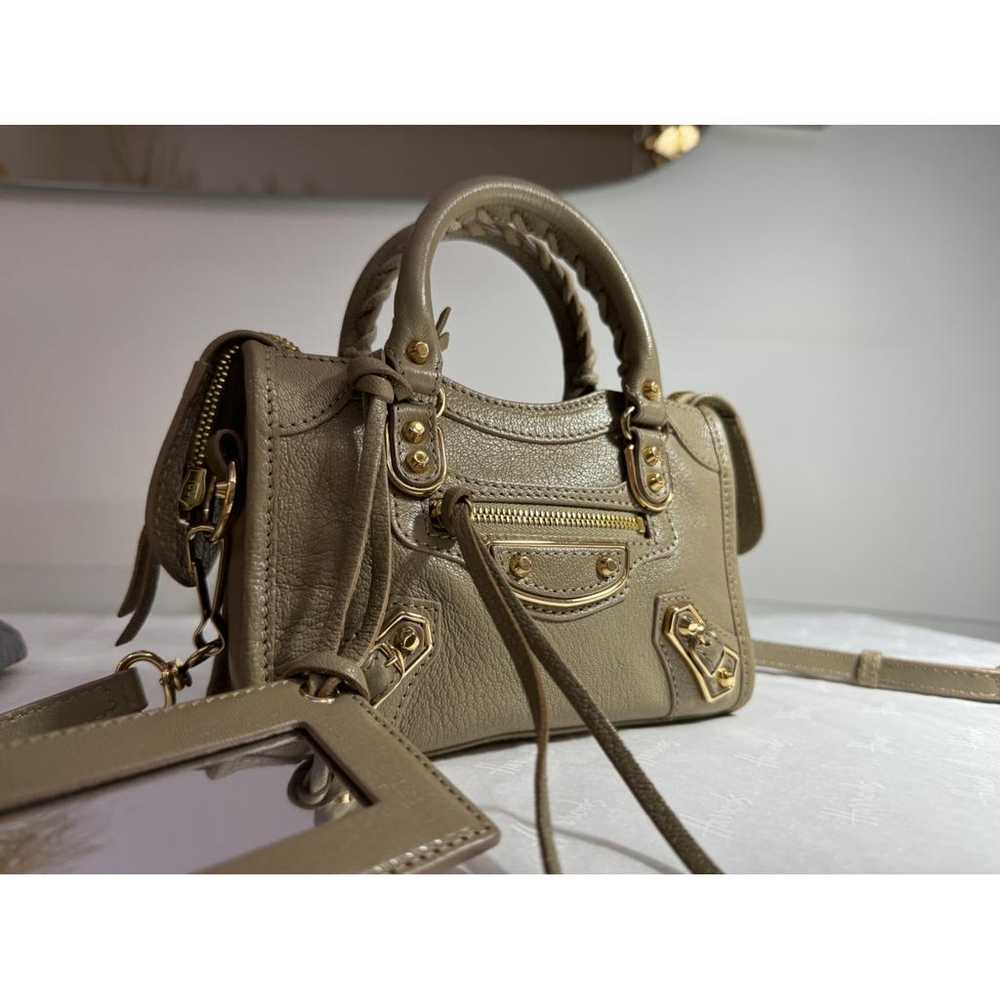 Balenciaga Classic Metalic leather handbag - image 7