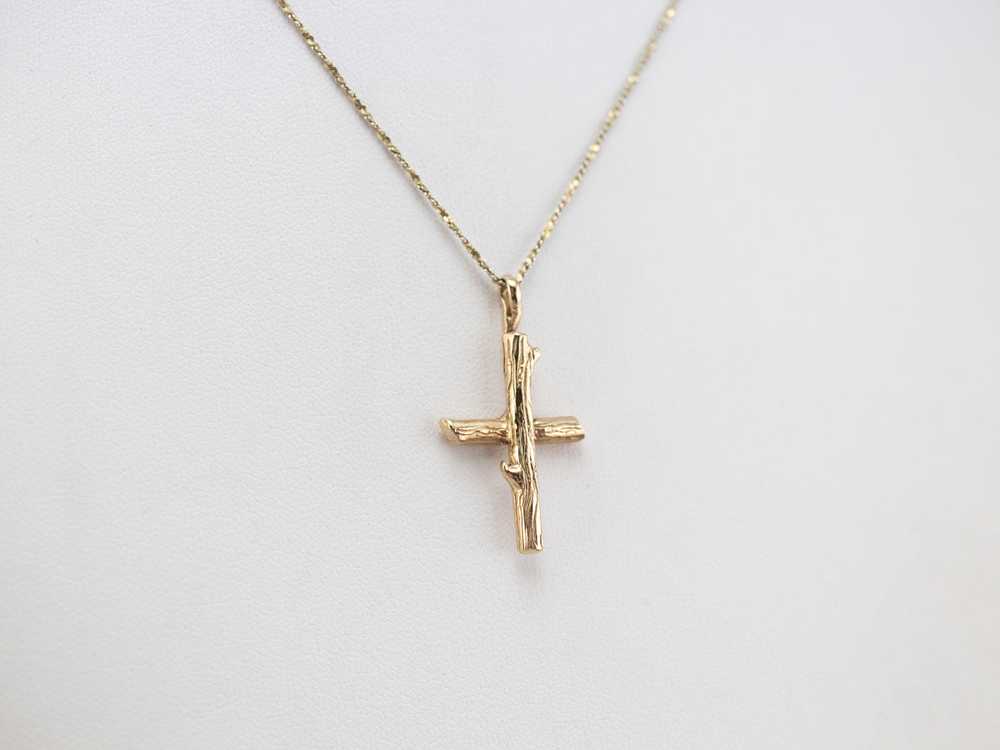 Botanical Style Gold Cross - image 7