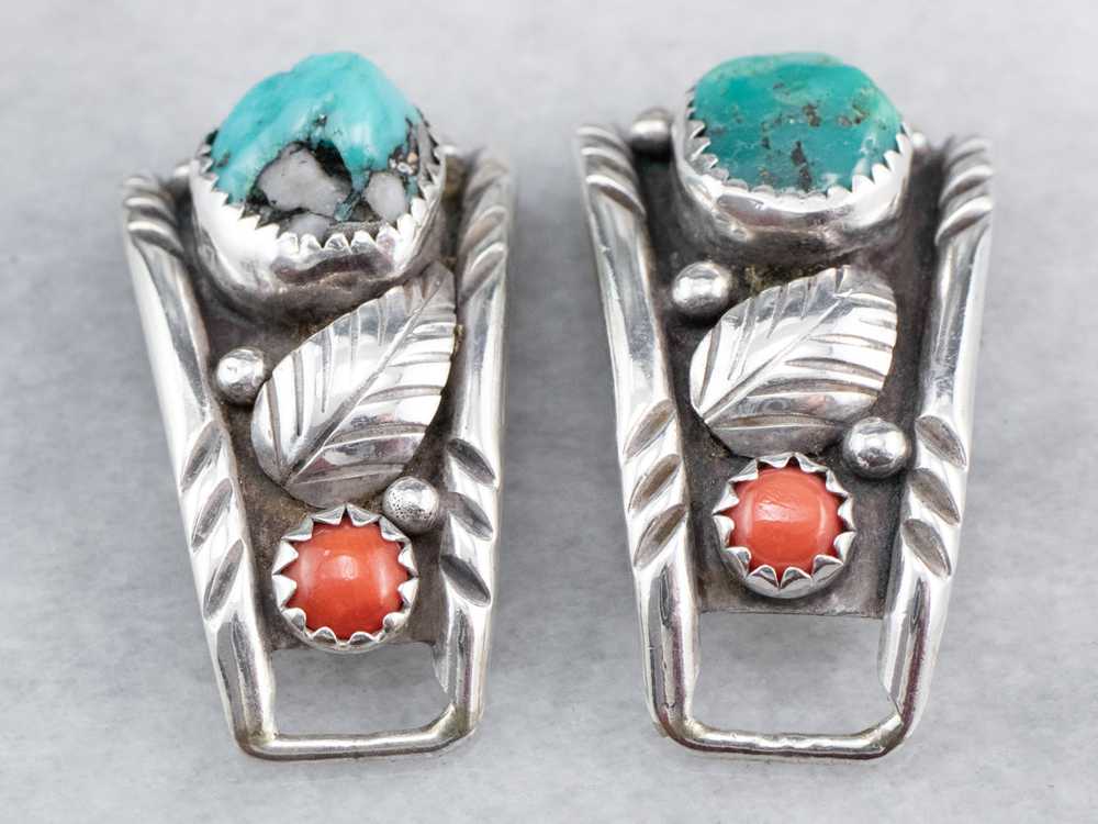 South West Style Turquoise and Coral Watch Tips - image 2