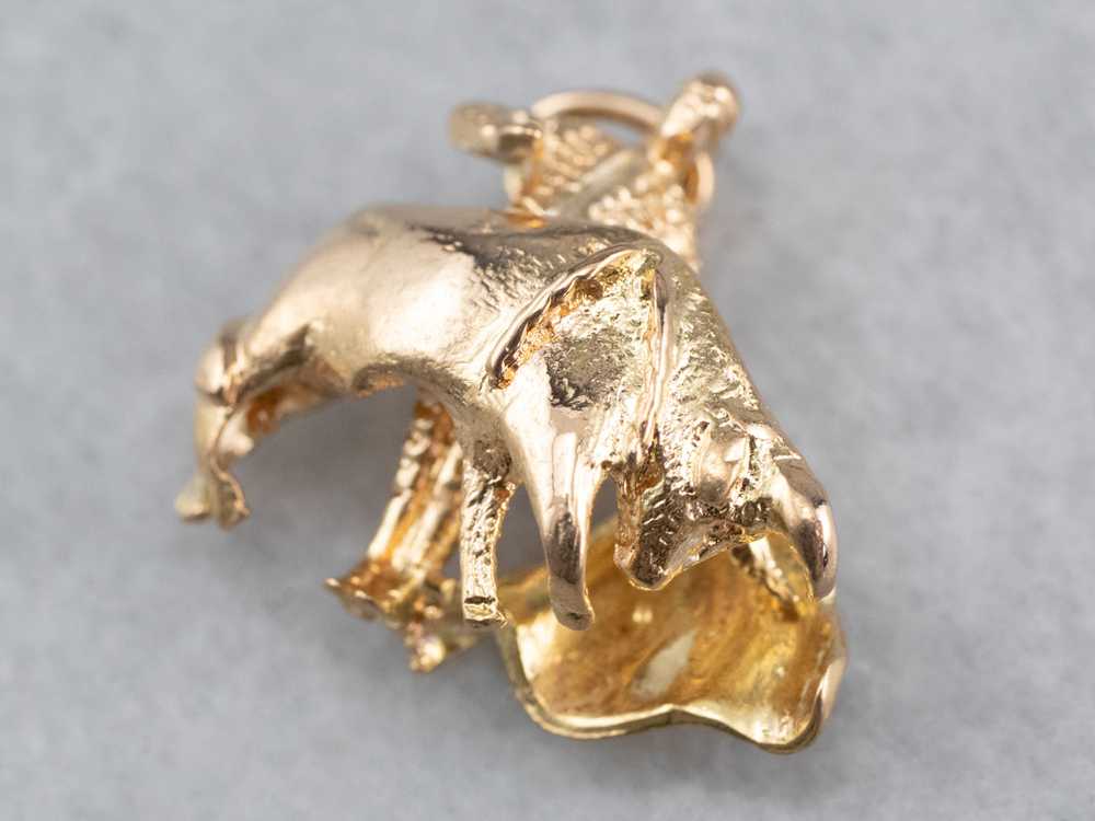 Vintage Matador and Bull Charm - image 3