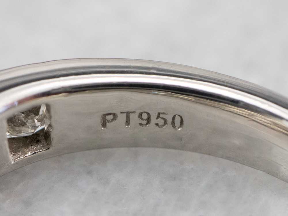 Channel Set Platinum Diamond Band - image 4