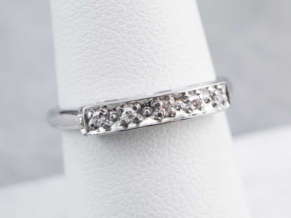 Platinum Diamond Wedding Band - image 7