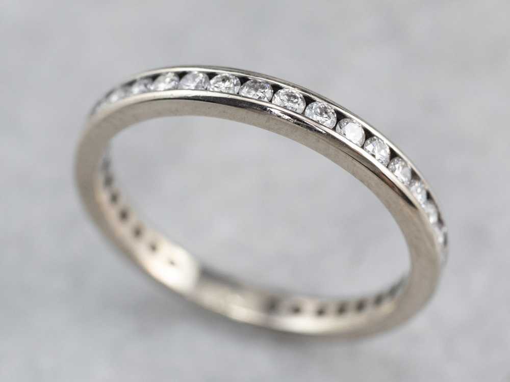 Channel Set Diamond Eternity Band - image 1