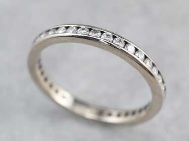 Channel Set Diamond Eternity Band - image 1