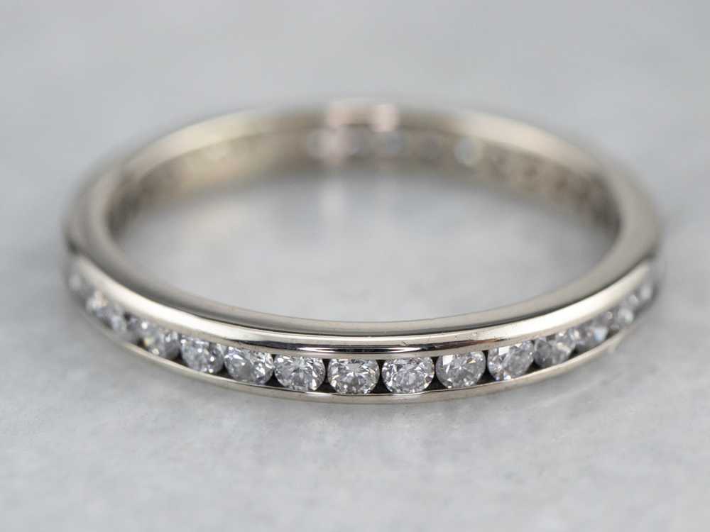 Channel Set Diamond Eternity Band - image 2