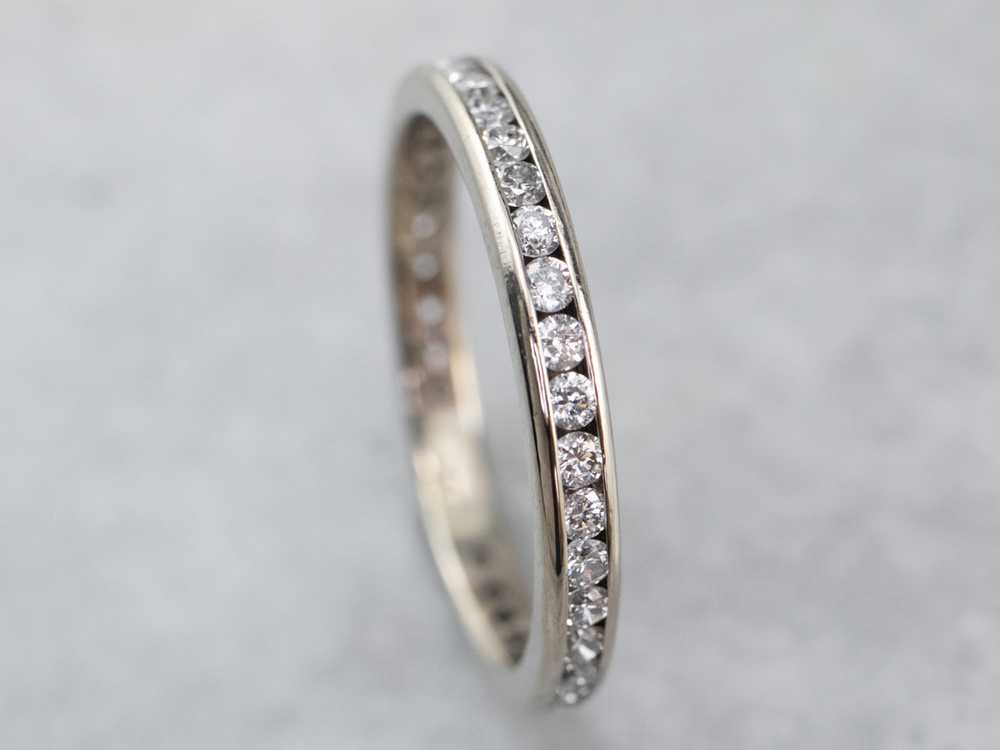 Channel Set Diamond Eternity Band - image 3