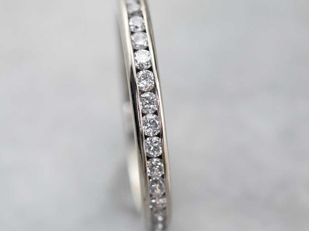 Channel Set Diamond Eternity Band - image 5