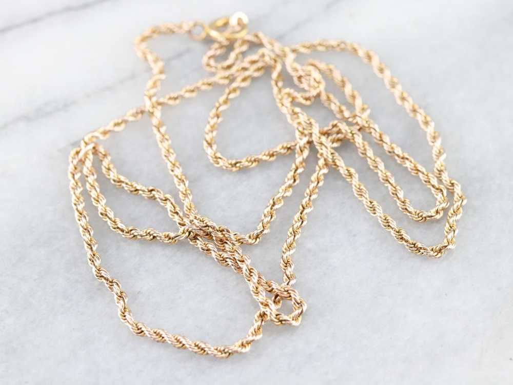 Vintage Rope Twist Chain - image 1