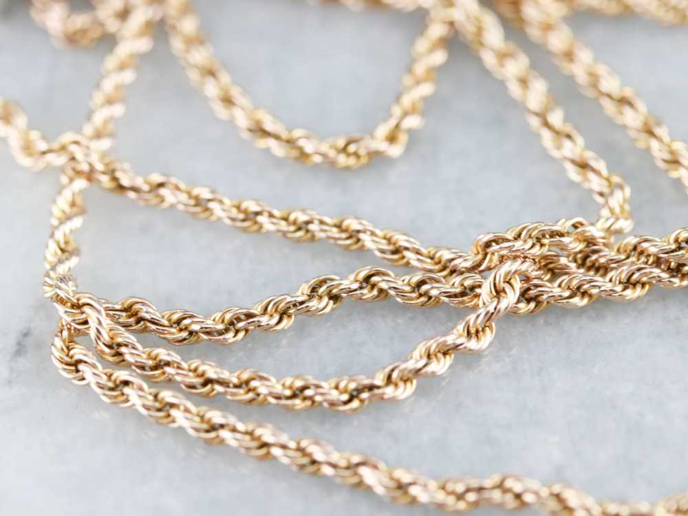 Vintage Rope Twist Chain - image 3