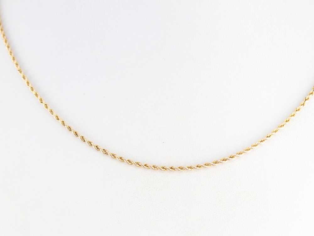 Vintage Rope Twist Chain - image 5