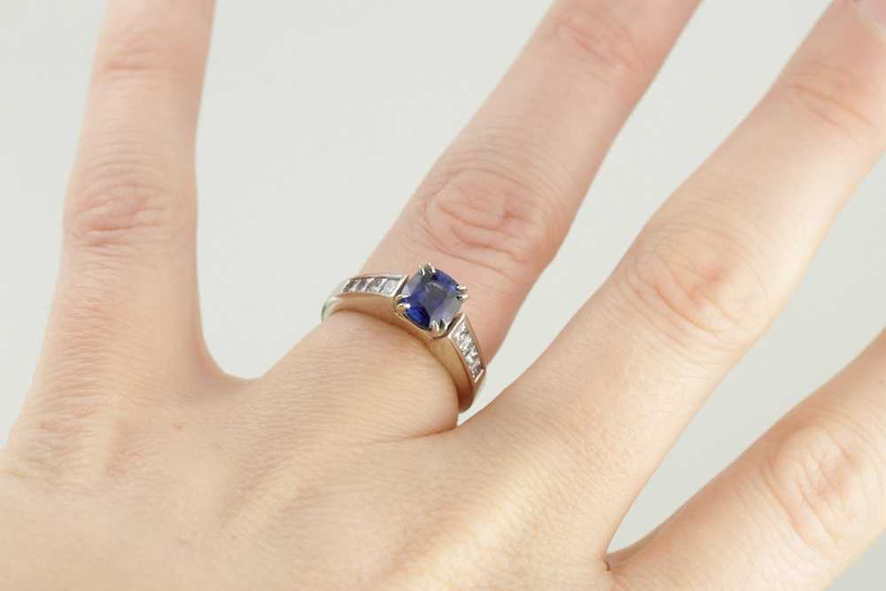 Contemporary Fine Midnight Blue Ceylon Sapphire o… - image 5