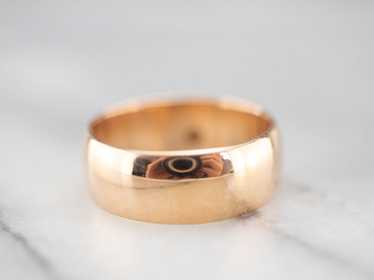 Unisex Antique Rose Gold Band - image 1