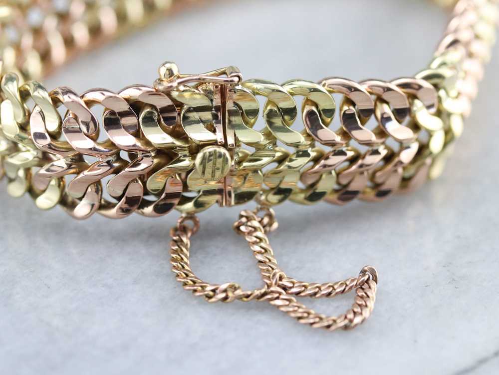 High Karat Gold Chain Link Bracelet - image 4