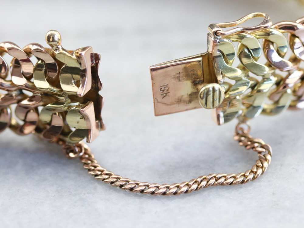 High Karat Gold Chain Link Bracelet - image 5