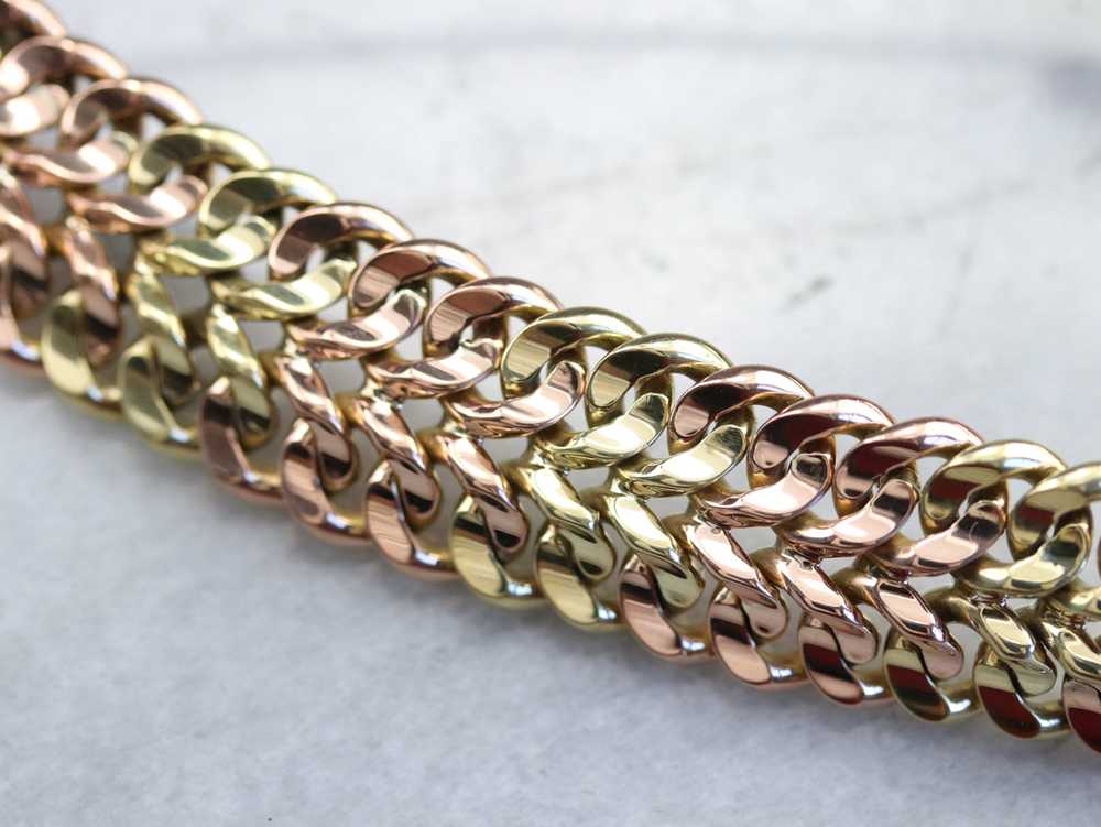 High Karat Gold Chain Link Bracelet - image 6