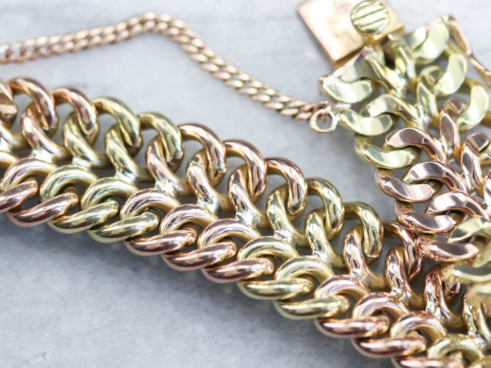 High Karat Gold Chain Link Bracelet - image 7